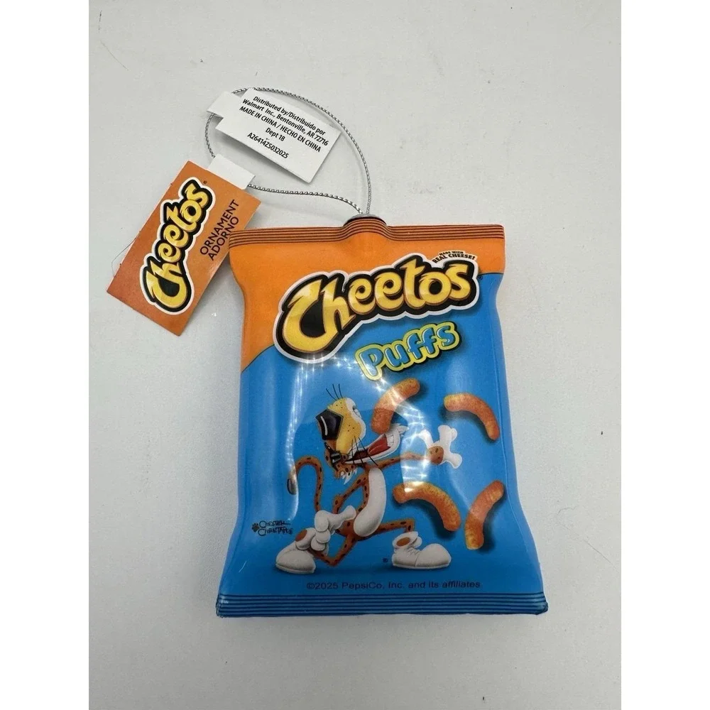Cheetos Puffs Collectible Snack Bag Ornament Novelty Decoupage Decoration
